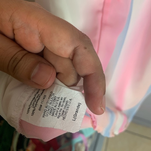 Tie dye pink shirt - Picture 5 of 6